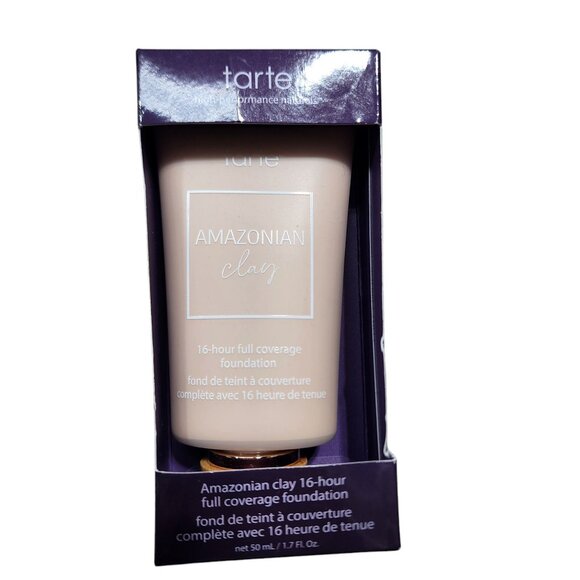 Tarte Amazonian‎ Clay 16-Hour Full Coverage Foundation 18N Fair-Light Neutral - Picture 2 of 8
